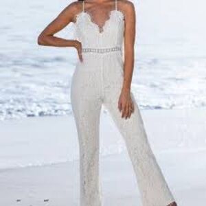 NWT’s Cupshe x Madison Prewitt Lace Jumpsuit